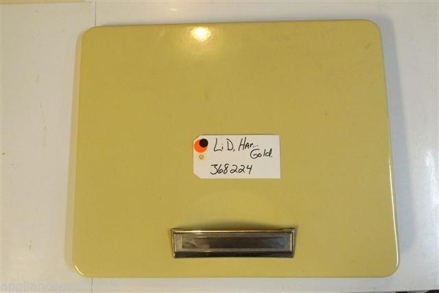 Washer 368224 Lid harvest gold used part Washer 368224 Lid harvest gold used part
